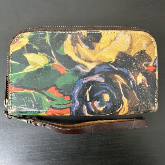 PATRICIA NASH Heritage Floral Zip Around Wallet Organizer Wristlet - Picture 1 of 8